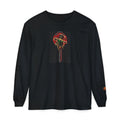 Unisex Garment-dyed Long Sleeve Halloween Biker-Wear T-Shirt