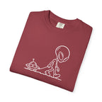 Alien Sketch T-Shirt — Minimal UFO Graphic Tee