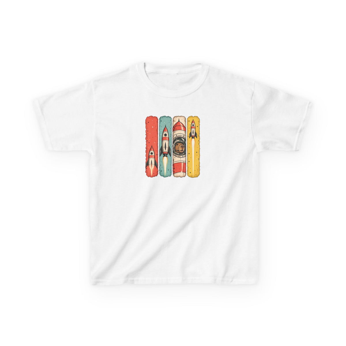 Kids Surfboard Graphic Tee — Vintage Surf Skateboard Design