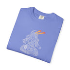Robot Tank Graphic T-Shirt — Retro Mech Design with Laser Eyes