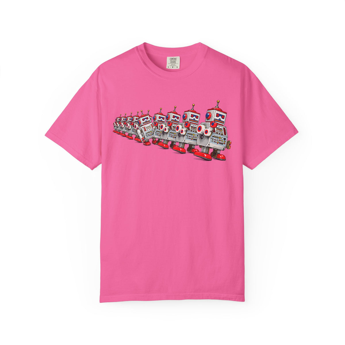 Retro Robot Lineup T-Shirt