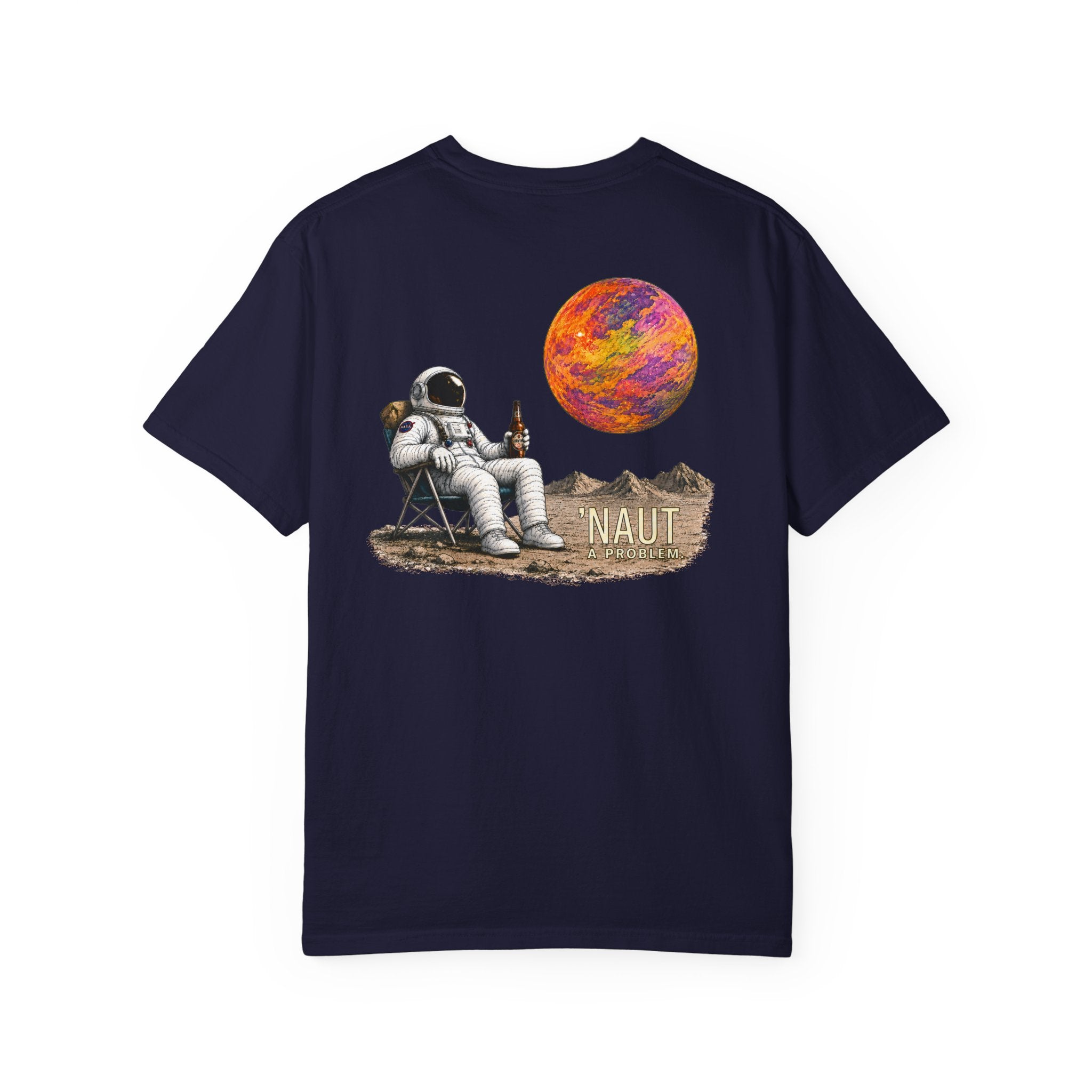 Astronaut Chillin Like a Villain With a 6-pack of Survive