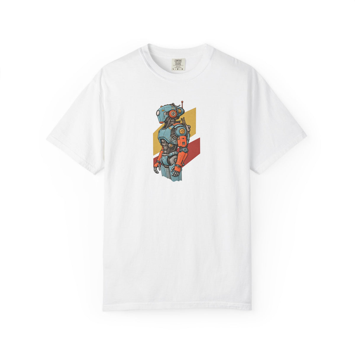 Retro Robot T-Shirt — Vintage Space Mech Graphic Tee