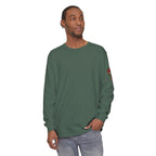 Unisex Garment-dyed Long Sleeve Halloween Biker-Wear T-Shirt
