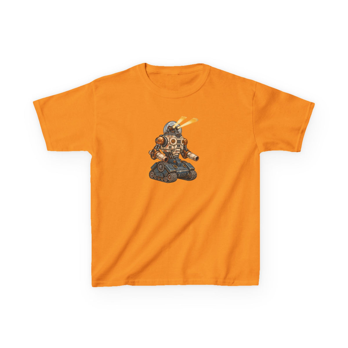 Kids Astronaut Robot Tee — Retro Space Diver Graphic T-Shirt