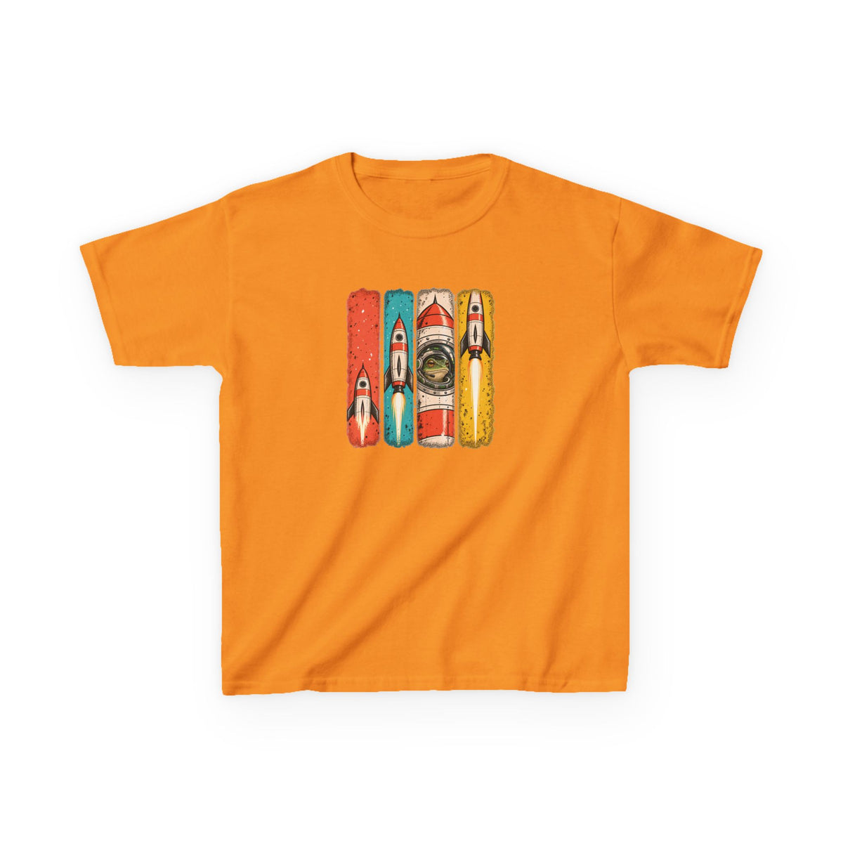 Kids Space Frog Retro Graphic Tee
