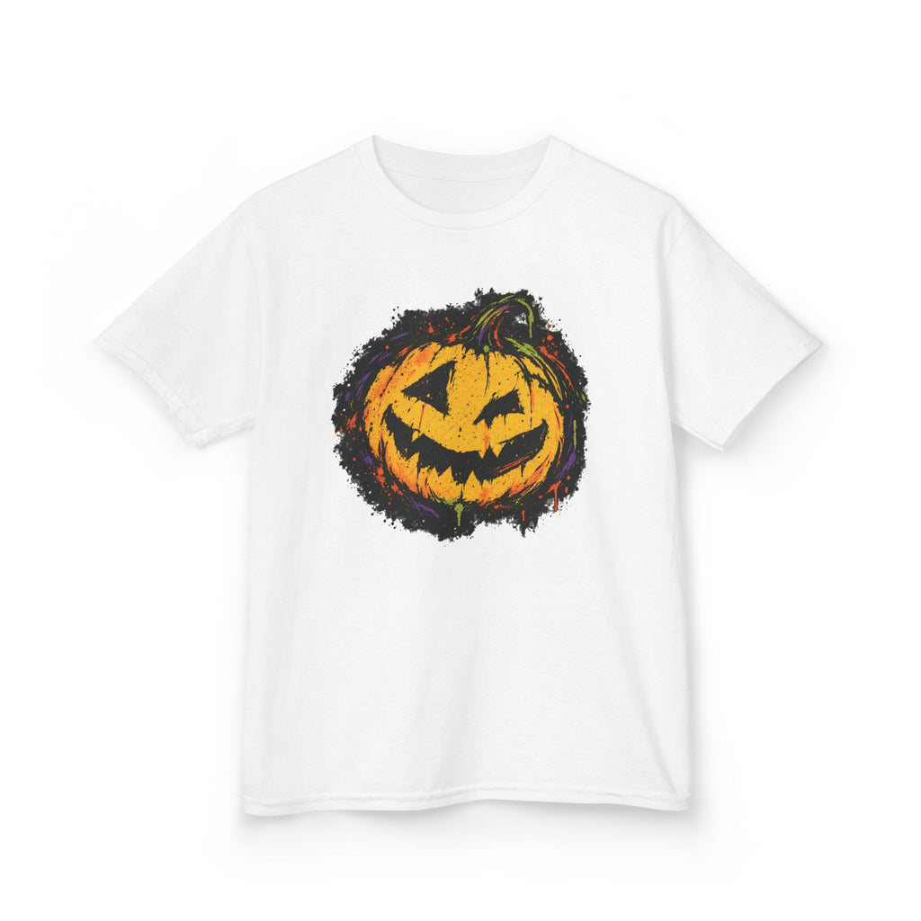 Kids Halloween Pumpkin T-Shirt — Spooky Jack-O'-Lantern Tee for Children