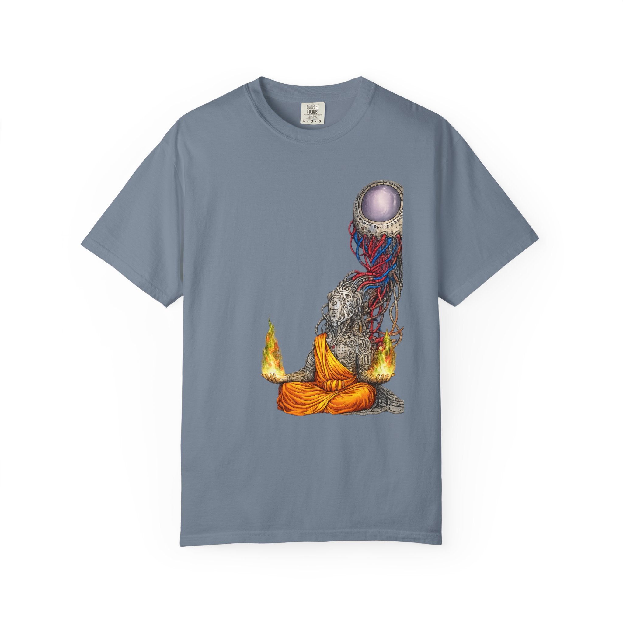 Meditative Buddha T-Shirt — Psychedelic Lotus Mind Graphic Tee